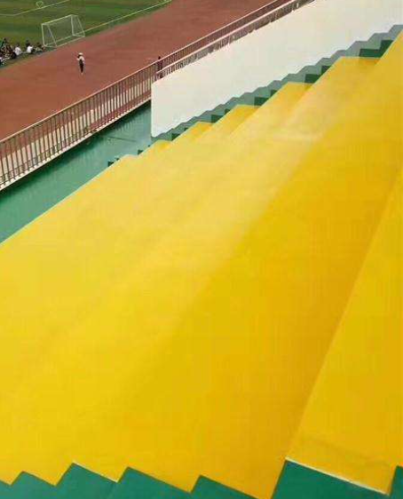 九原球场台阶翻新修补改造